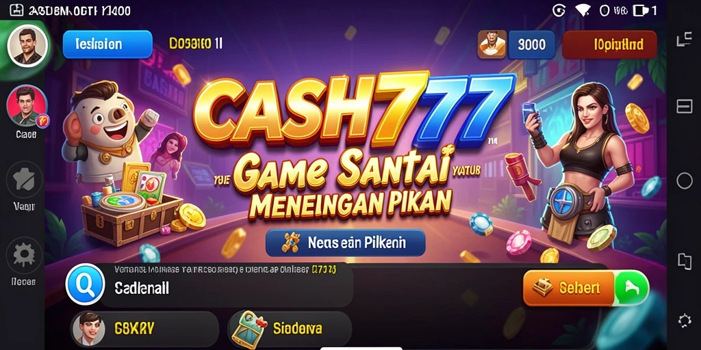 Tampilan gameplay CASH777 yang menarik dan santai.