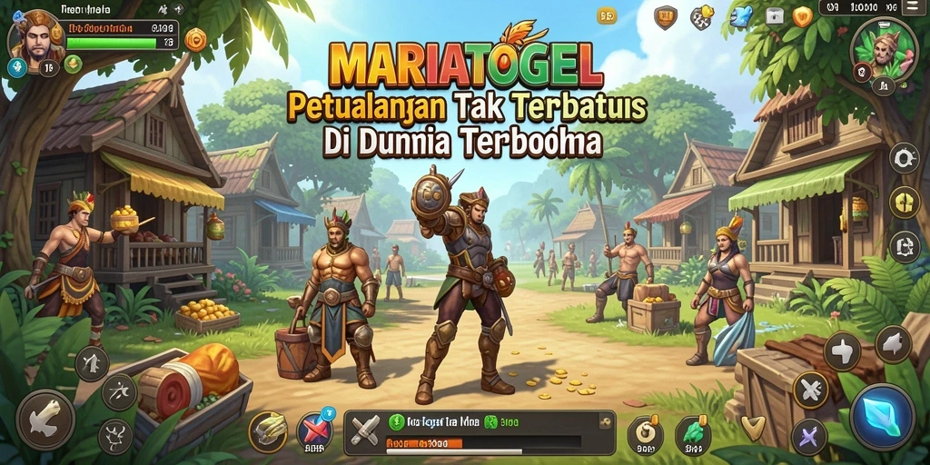 Tampilan gameplay menarik di dunia terbuka MARIATOGEL.