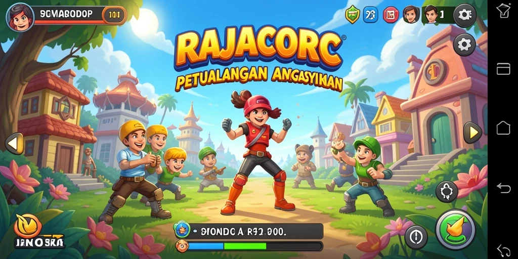 Gambar menarik dari gameplay RAJACORC yang mengasyikkan.